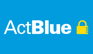 Button to donate with ActBlue