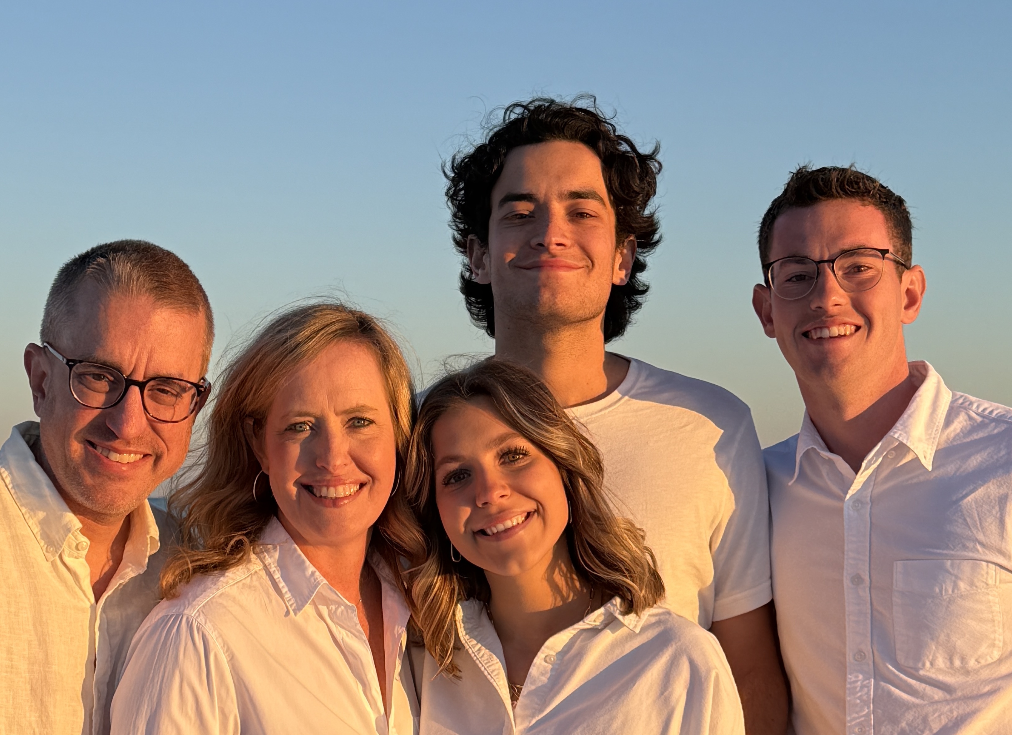 Dinah Sykes with her family